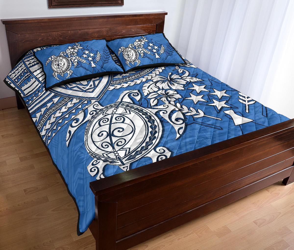 Kosrae Polynesian Quilt Bed Set - Polynesian Turtle - Polynesian Pride