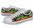 American Samoa Low Top Shoes - Reggae Tentacle Turtle - Polynesian Pride