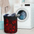 Tonga Laundry Basket - Polynesian Turtle Hibiscus Red - Polynesian Pride