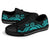 American Samoa Low Top Shoes - Turquoise Tentacle Turtle - Polynesian Pride