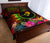 YAP Polynesian Quilt Bed Set - Hibiscus and Banana Leaves - Polynesian Pride