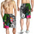 Fiji Men Shorts - Turtle Plumeria Banana Leaf - Polynesian Pride