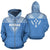 Kosrae All Over Zip up Hoodie Sailor Style Unisex Blue - Polynesian Pride