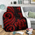 Fiji Polynesian Premium Blanket - Red Tentacle Turtle - Polynesian Pride