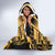 Northern Mariana Islands Hooded Blanket - Polynesian Tattoo Gold - Polynesian Pride