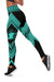 Cook Islands Leggings Turquoise - Polynesian Pride