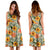 Hawaii Tropical Flowers Hibiscus Pink Yellow Midi Dress - Polynesian Pride