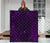 New Zealand Premium Quilt, Maori Gods Tumatauenga (God Of War) - Purple - Polynesian Pride