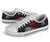 American Samoa Polynesian Low Top Shoes - Polynesian Turtle (Red) - Polynesian Pride