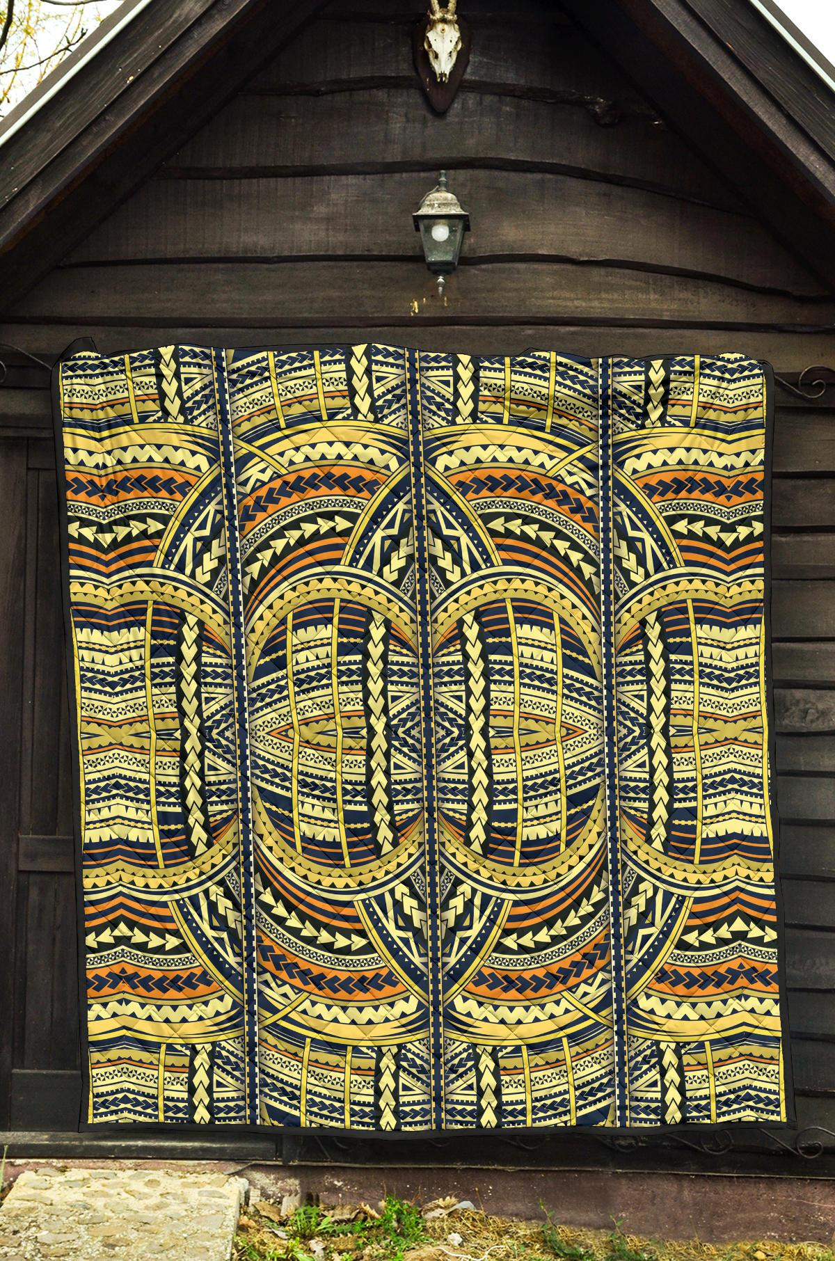 Polynesian Premium Quilt Yellow - Polynesian Pride