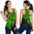 Cook Islands Polynesian Women's Racerback Tank - Green Turtle - Polynesian Pride