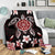 Hawaiian Reddie Turtle Plumeria Blanket - Polynesian Pride