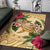 hawaii Rug - Hammerhead Shark Rug Strong Pattern Hibiscus Plumeria AH - Polynesian Pride