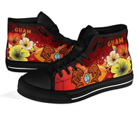 Guam High Top Shoes - Tribal Tuna Fish - Polynesian Pride