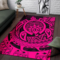 Hawaii Polynesian Turtle Rug - Pink - Polynesian Pride