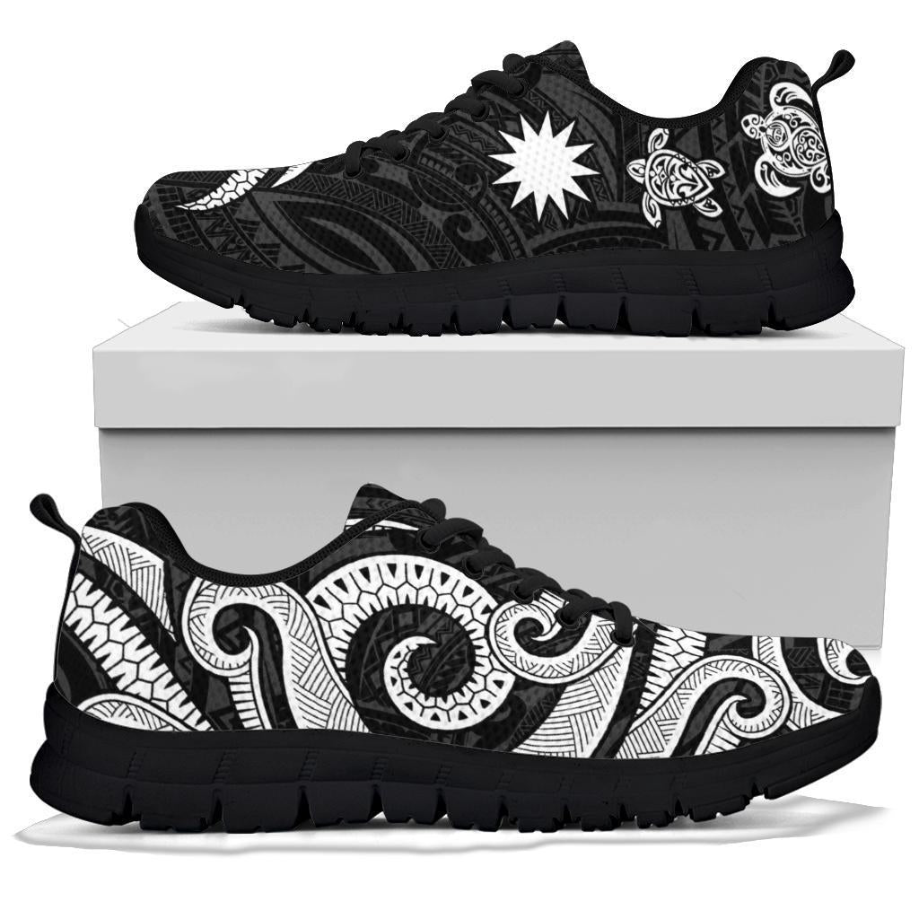 Nauru Sneakers - White Tentacle Turtle - Polynesian Pride