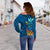 Hawaii Aloha Pineapple Women's Off Shoulder Sweater - Polynesian Pride