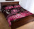 Hawaii Polynesian Turtle Waves Hibiscus Quilt Bed Set - Erik Style - AH - Pink - Polynesian Pride