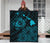 Hawaii Sea Turtle Is Swimming Toward Premium Quilt Blue - Polynesian Pride