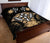 Kosrae Polynesian Quilt Bed Set Hibiscus Gold - Polynesian Pride