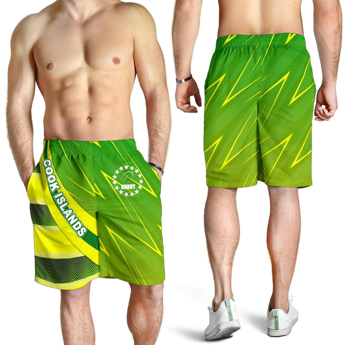 Cook Islands Men Shorts Victorian Vibes - Polynesian Pride