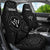 Kosrae Car Seat Covers - Kosrae Flag In Polynesian Tattoo Style (Black) - Polynesian Pride