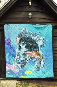 Turtle Cool Premium Quilt - Polynesian Pride
