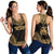 Norfolk Island Women's Racerback Tank - Polynesian Chief Gold Version - Polynesian Pride