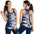 Samoa Polynesian Women's Racerback Tank Blue - Polynesian Pride