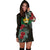 Tonga Hoodie Dress - Tonga Crown Hibiscus - Polynesian Pride