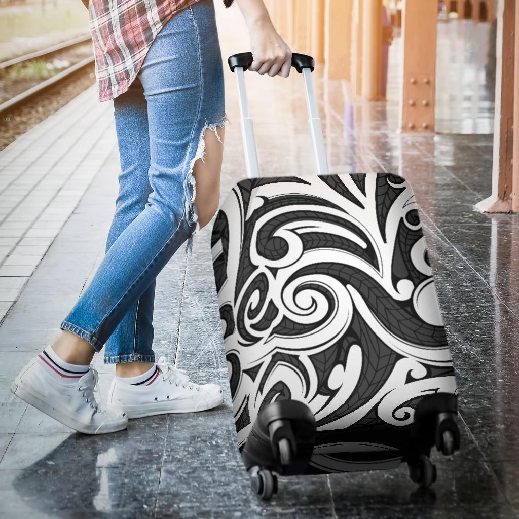 Polynesian Maori Ethnic Ornament Gray Luggage Covers - Polynesian Pride