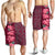 Hawaii Hibiscus Flower Polynesian Men's Shorts - Curtis Style - Pink - Polynesian Pride