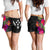 Kosrae All Over Print Women's Shorts - Polynesian Hibiscus Pattern - Polynesian Pride