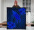 Hawaii Whale Swim Poly Blue Premium Quilt - Polynesian Pride