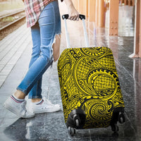 Polynesian Maori Lauhala Yellow Luggage Covers - Polynesian Pride