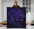 Hawaii Turtle Ohana Hibiscus Poly Premium Quilt Purple - Polynesian Pride