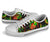 American Samoa Polynesian Low Top Shoes - Reggae Plumeria - Polynesian Pride