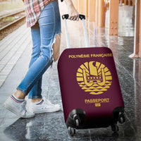 French Polynesia Passport Luggage Cover - Polynesian Pride