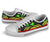 Papua New Guinea Low Top Canvas Shoes - Reggae Tentacle Turtle - Polynesian Pride