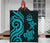 Vanuatu Premium Quilt - Turquoise Tentacle Turtle - Polynesian Pride