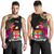 Fiji Men's Tank Top - Polynesian Hibiscus Pattern - Polynesian Pride