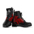 American Samoa Polynesian Leather Boots - Polynesian Turtle (Full Red) - Polynesian Pride