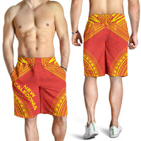 New Caledonia Men's Shorts - Polynesian Chief Flag Version - Polynesian Pride