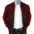 Wallis And Futuna Polynesian Chief Men's Bomber Jacket - Red Version - Polynesian Pride