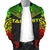 Tahiti Polynesian Chief Men's Bomber Jacket - Reggae Version - Polynesian Pride