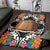 Tokelau Area Rug - Coat OfArmsWith Tropical Flowers - Polynesian Pride