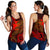 Polynesian Wallis and Futuna Women's Raccerback Tank - Red Shark Polynesian Tattoo Red - Polynesian Pride