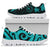 Chuuk Micronesian Sneakers - Turquoise Tentacle Turtle - Polynesian Pride