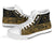 Chuuk State High Top Shoes - Gold Color Symmetry Style - Polynesian Pride