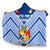 Mate Ma'a Tonga Rugby Hooded Blanket Polynesian Creative Style - Blue - Polynesian Pride